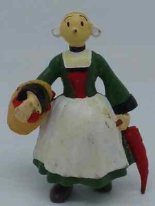 Figurine en plastique ou en PVC BECASSINE ET SON PANIER PLASTOY - Foto 1 di 4
