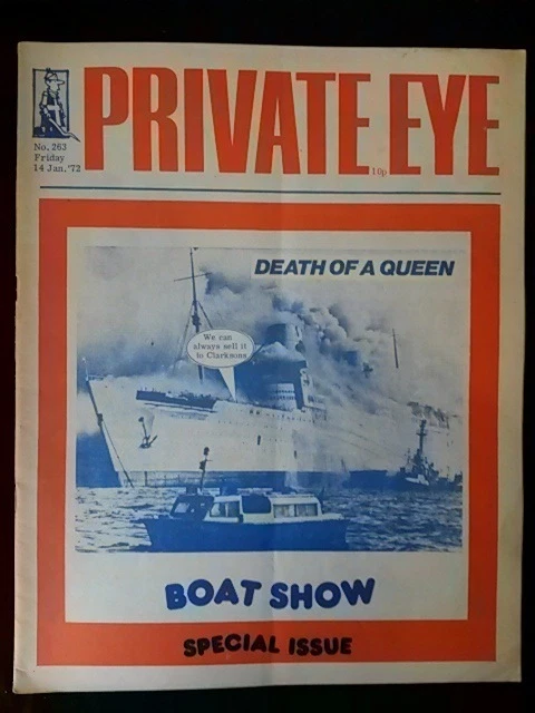 PRIVATE EYE # 263 - BOAT SHOW ISSUE - JAN 1972 - Image 1 of 1