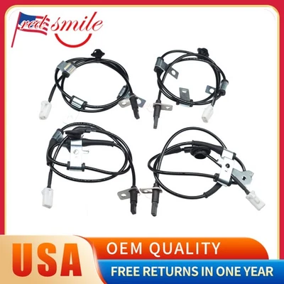 4x Sensor de velocidad de rueda ABS delantero trasero compatible con Grand Vitara Suzuki 2006-2013 EE. UU. Foto 1 de 4