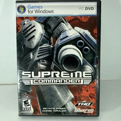 Supreme Commander 2007 PC RTS Juego Clasificado E Completo con Mapa Manual y Disco Como Nuevo Foto 1 de 4