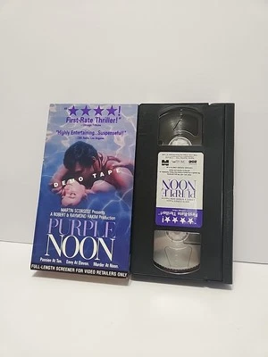 Purple Moon (VHS,1996) Foreign Classic French w/ English Subs Promo Screener - Image 1 of 2