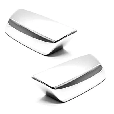 Sizver Chrome Door Mirror Cover For 2014-2018 Chevy Silverado 1500 ^Top Half^  - Image 1 of 4