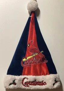 ST. LOUIS CARDINALS 18" CHRISTMAS SANTA HAT  - Picture 1 of 2