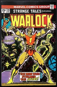 Cómic de colección Marvel Strange Tales #178 Warlock febrero 1975 Edad de Bronce 25¢ - Imagen 1 de 2