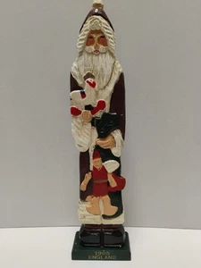 Grandeur Noel Carved Wooden Santas Of The World 1905 England Hand-Painted - Picture 1 of 6