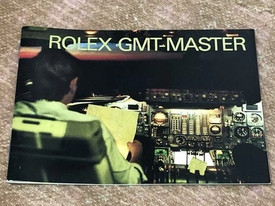Rolex GMT Master II 16710 16713 16718 Genuine Old Model Booklet 2002 Y Series En - Image 1 of 3