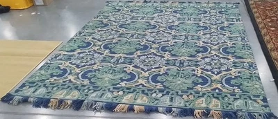 Alfombra Mancha Trasera AZUL MARINO/VERDE 8'-0" X 10'-0", Precio Reducido 1172792325 BLM422A-8 Foto 1 de 4