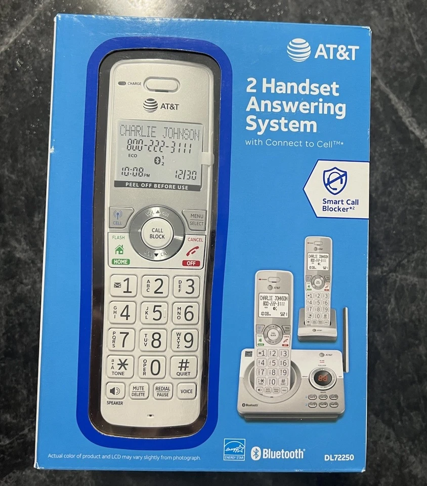Genuine Handset with Battery DL72250 for AT&T Cordless Phone System
