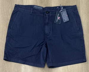 Vineyard Vines Uomo 7" Pollici Island Corto Taglia 38 Vineyard Navy NUOVO - Foto 1 di 5