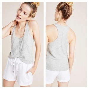 Anthropologie Saturday Sunday Lucie Racerback-Top Gr. XL lavendel neu 58 $ Etikett neu mit Etikett - Bild 1 von 6
