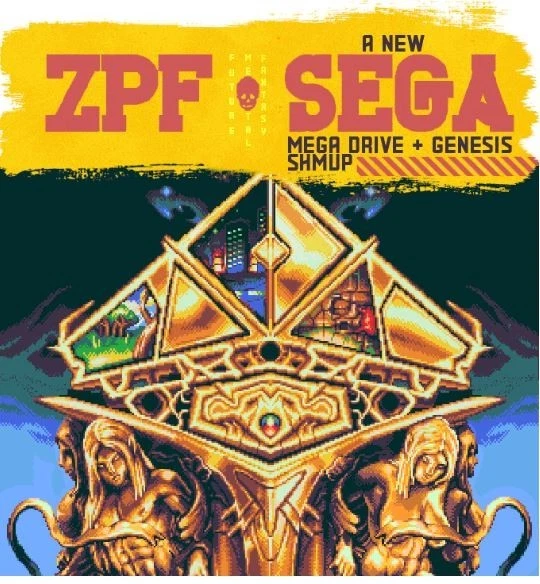 Sega Genesis: ZPF Schmup (Kickstarter Edition) - Splatter Soft 2025 - CIB New - Image 1 of 4