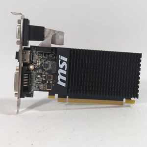 MSI GeForce GT 710 2GB DDR3 Graphics Card PCIe HDMI DVI VGA Passive Fresh Paste - Picture 1 of 7