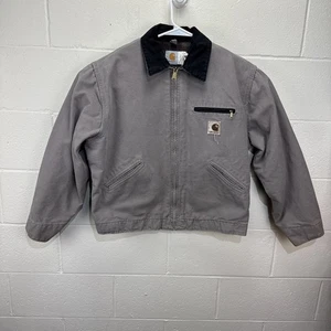 Vintage Carhartt Detroit Jacket J76 CMT Cement USA 90s Size Large Japan Rare - Picture 1 of 23