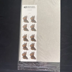 Common Buckeye Ten 24c Postage full Booklet of 10 stamps In Original Wrapping - Picture 1 of 2