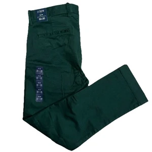 J.Crew Slim-Fit Flex Chino Pant Green Men's Size 32x30 NWT - Picture 1 of 15