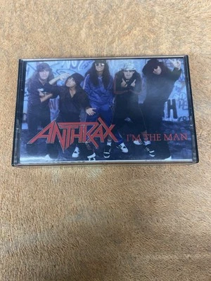 Anthrax~I’m The Man~Cassette~1987 ISLAND~7-90685-4~PLAYS EXCELLENT~GREAT SHAPE - Image 1 of 4