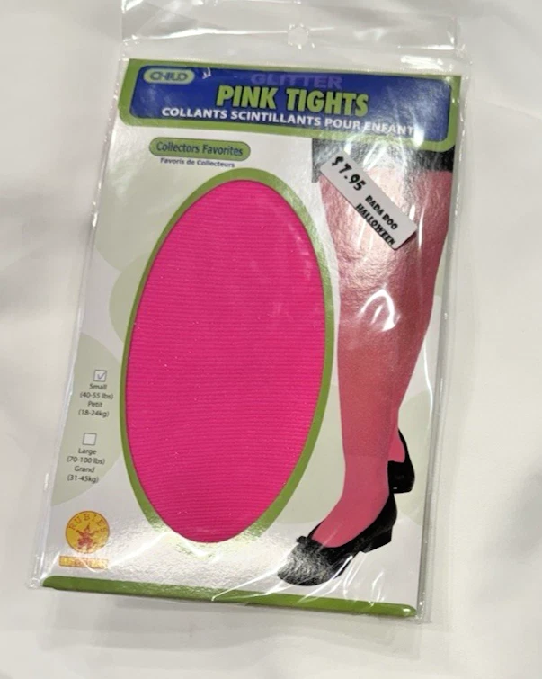 Medias Rubies Lil Rosa Brillo Niño Talla Pequeña 40-55 libras Foto 1 de 1