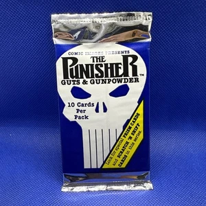 Vintage 1992 Comic Images THE PUNISHER Guts & Gunpowder Trading Cards Pack - Picture 1 of 2