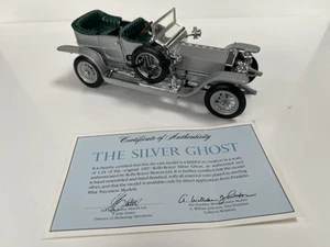 Franklin Mint 1:24 Scale 1907 Rolls Royce Silver Ghost + Full Docs & COA. Boxed - Picture 1 of 19