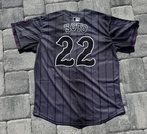 New York Mets #22 Juan Soto City Connect Jersey Size XL - Picture 1 of 4