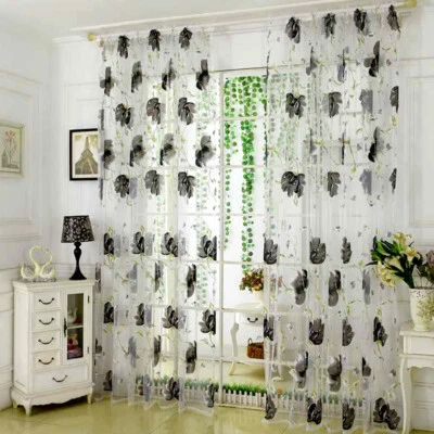 Daisy Garden Extra Long Fabric Shower Curtain Waterproof Flower Bathroom Set NEW - Image 1 of 4