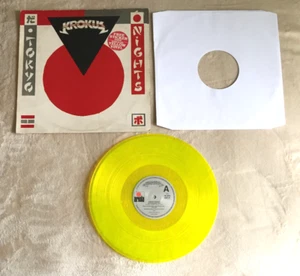 KROKUS - TOKYO NIGHTS, A LTD EDITION YELLOW 12", ARIOLA, AROD 241 (1980) VG/EX - Picture 1 of 6