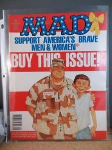 Vintage Mad Magazine Full Issue 305 September 1991 Support Our Troops Mad-13 - Picture 1 of 2