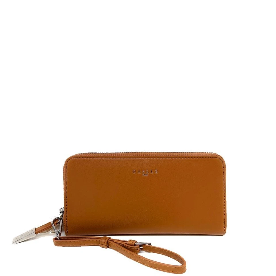 GAELLE PARIS ZIP AROUND IN ECOPELLE CON LOGO TABACCO - Immagine 1 di 1