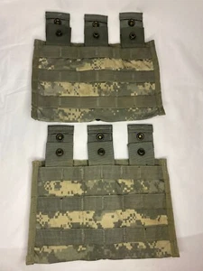 Two- Triple Mag Pouches - UCP- US Issued-Good Cond. - Picture 1 of 4