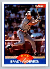 1989  Score #563 Brady Anderson Baltimore Orioles