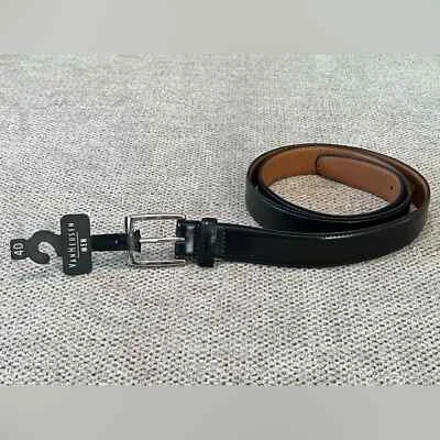 Cinturón Van Heusen de cuero negro 40 Foto 1 de 4