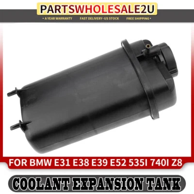 Reservatório de líquido de arrefecimento pressurizado para BMW E31 E39 E52 540i 740iL 1996-2001 gasolina - Imagem 1 de 4