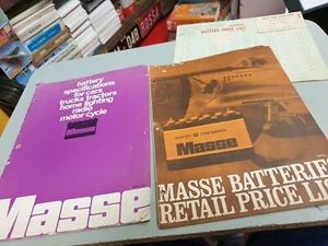 1966 MASSE BATTERIES Australian Catalogue & Price Lists - Foto 1 di 1