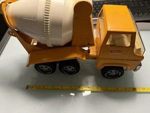 Vintage 1970's Tonka Cement Mixer Truck, Orange, Pressed Steel 12” Very Clean - Picture 1 of 5