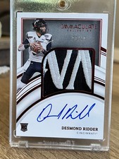 2022 Immaculate Desmond Ridder On Card RPA 20/49!! 🔥Falcons