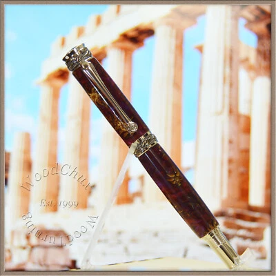 Bolígrafo de escritura hecho a mano fuente mini conos de pino VER VIDEO 1199 Foto 1 de 4