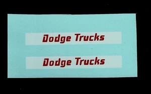 MATCHBOX KING SIZE K16a DODGE TRACTOR/TRAILER TRANSFERS/DECALS - Picture 1 of 1