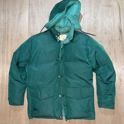 VTG Woods Bag & Canvas Co Goose Brand Clothing Down Puffer Hunting Arctic Coat - Image 1 of 4