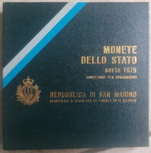 SAN MARINO DIVISIONALE MONETE 1976 CON ARGENTO - Foto 1 di 2