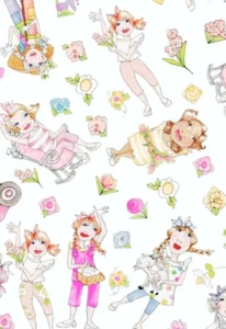 Loralie Designs - Country Toss Quilting and Crafting Fabric With Tractors - Picture 1 of 3