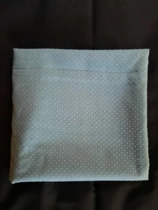 Fabric, Antique, 3/4 Yd., Blue Dotted Swiss, Semi-Sheer - Picture 1 of 1