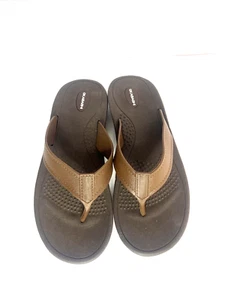 NEW Okibashi Brown Flip Flop Sandals Men Size 10.5-11.5 - Picture 1 of 13