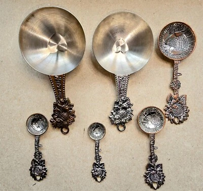 GANZ Set 6 Measuring Spoons Cups - Faith, Joy, Love, Hope - 1/4 Teaspoon - 1 Cup - Image 1 of 4