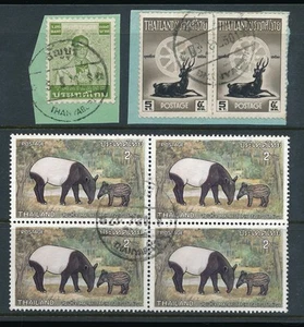 THAILAND SIAM THANYABURI POSTMARKS 7 stamps - Picture 1 of 1