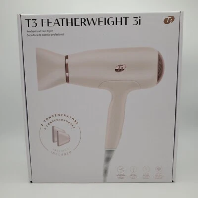 T3 Featherweight 3i Secador de pelo iónico profesional y 2 concentradores - ELIGE COLOR Foto 1 de 4