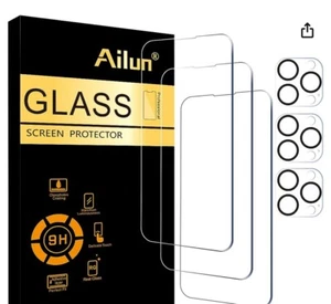 Ailun 3 Pack Screen+Camera Protector for iPhone 14 Pro Max-6.7 inch 9H Hardness - Picture 1 of 6