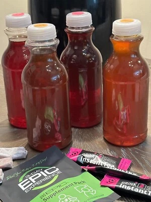 Instant Drink2Shrink ~ Jugo de desintoxicación ~ Kit profesional súper limpieza de 4 días prefabricado Foto 1 de 4