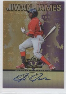 2011 Leaf Valiant Purple /25 Jiwan James #VA-JJ1 Auto
