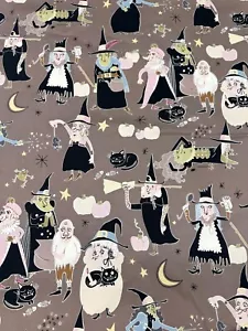 1 Yard Rarität Hagathas Halloween 2015 OOP Alexander Henry Baumwollstoff Stein - Bild 1 von 4