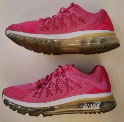 Nike Air Max 2014 GS Zapatos para Correr Rosa Swoosh Transparente Juvenil Talla 7Y 705458-601 Foto 1 de 4